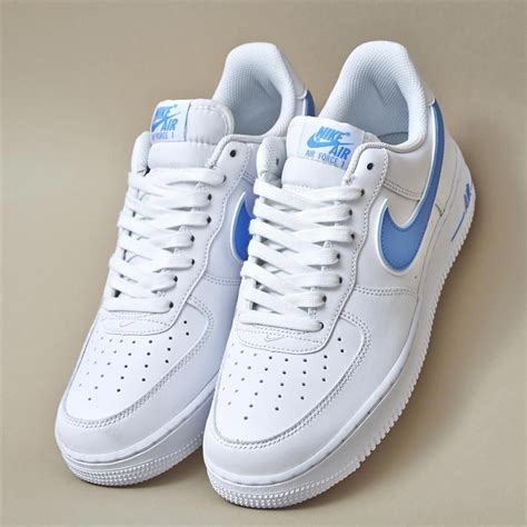 nike air force blauw leer|Blue Air Force 1 Shoes (6) .